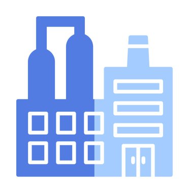 Factory icon, vector illustration simple design