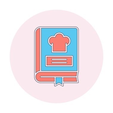 Tarif Defteri Simgesi - Tek Simge, Vektör