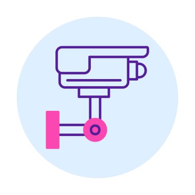 ccTV kamerasının vektör illüstrasyonu 