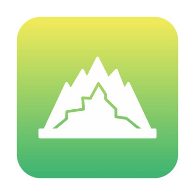 dağ ikonu vektör illüstrasyonu 