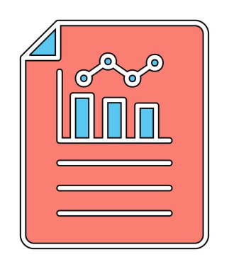 çubuk çizelgesi vektör illüstrasyonu