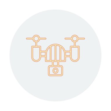 İHA simgesi, vektör illüstrasyonu  