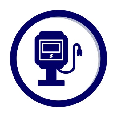 İstasyon simgesi tasarımı, vektör illüstrasyonu yükleniyor