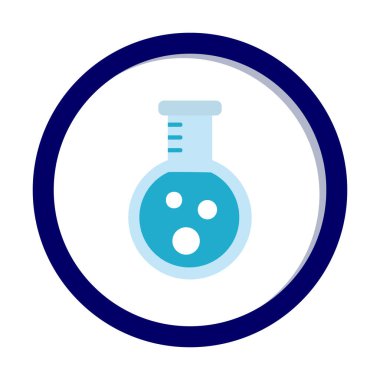 Zehir. Web simgesi basit illüstrasyon 