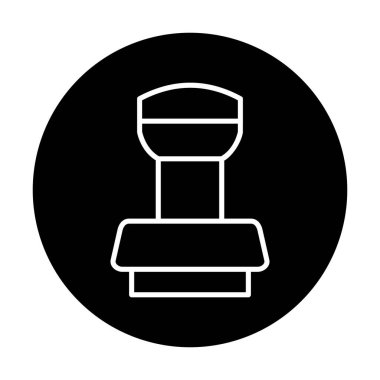 Dolu taslak biçiminde damgalama simgesi