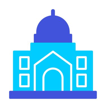 Cami bina simgesini, vektör çizim  