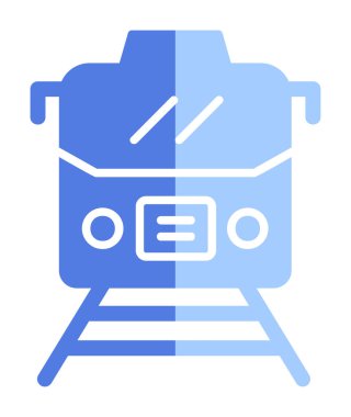 tren vektör simgesi modern basit illüstrasyon