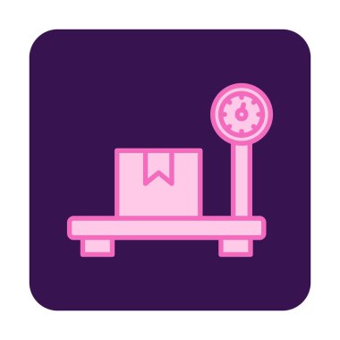 ölçekli düz simge, vektör illüstrasyonu 