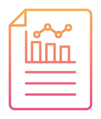 çubuk çizelgesi vektör illüstrasyonu