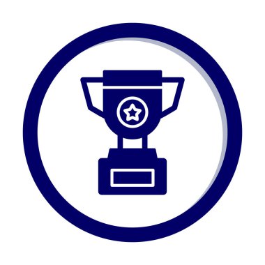 kupa simgesi, vektör çizimi