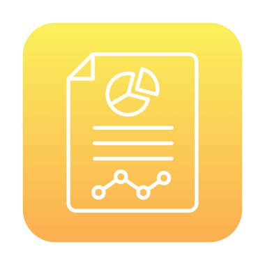 Analiz web simgesi vektör illüstrasyonu    