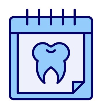 Vektör illüstrasyonundan diş atama simgesi 