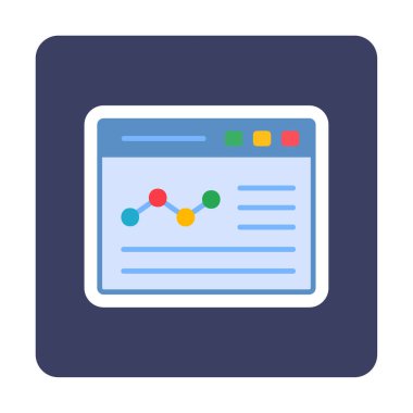 izole edilmiş grafik vektörlü iş web sitesi simgesi 