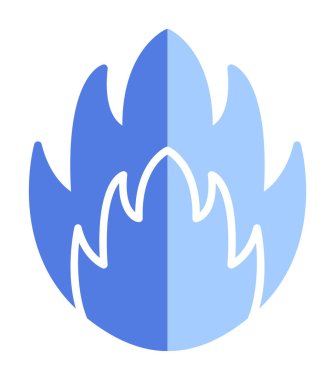 düz ateş simgesi vektör illüstrasyon tasarımı