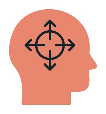 Karar satırı simgesi vektör çizimi tasarımı