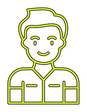 Dişçi web simgesi, vektör illüstrasyonu