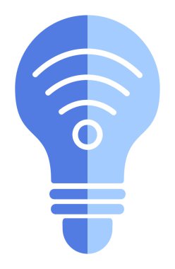 Ampul Ağı simgesi basit bir çizim. Akıllı Ampul                                                     