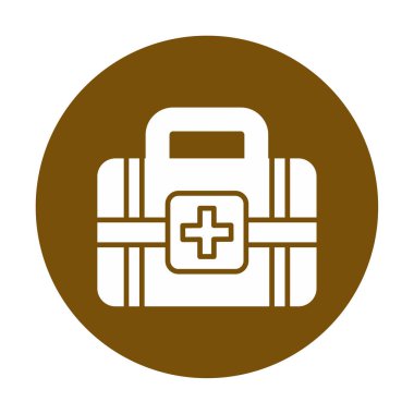 İlk yardım kiti vektör illüstrasyonu