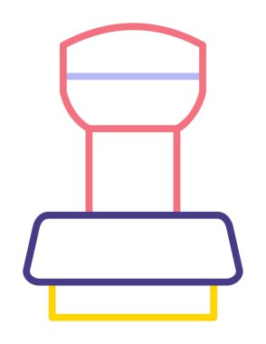 Dolu taslak biçiminde damgalama simgesi