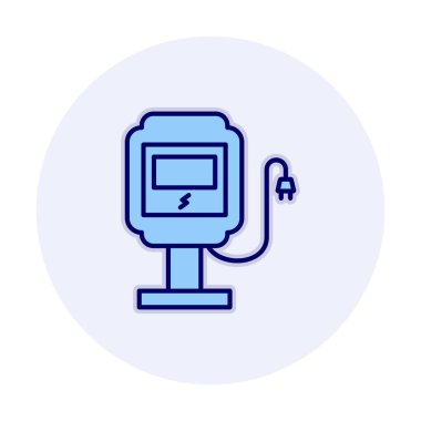 İstasyon simgesi tasarımı, vektör illüstrasyonu yükleniyor