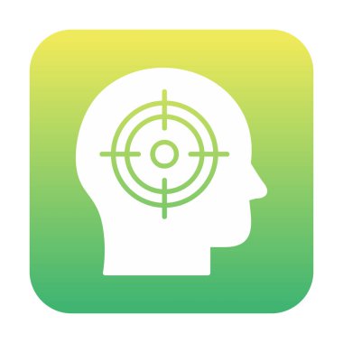 hedef simge, vektör illüstrasyonu basit tasarım