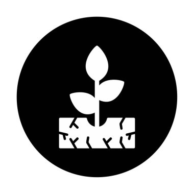 filizlenme simgesi, vektör illüstrasyonu  