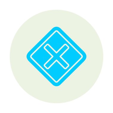 Tahriş simgesi için vektör illüstrasyonu  