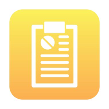 Basit Dilekçe simgesi, vektör illüstrasyonu