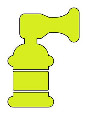 Air Horn simgesinin vektör illüstrasyonu