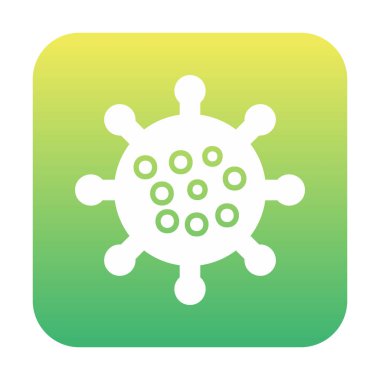 Corona virüs simgesi, covid-19 salgın hastalık sembolü, çizgi biçimi vektör simgesi