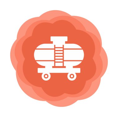 Tren, vagon nakliye ikonları. Kargo için lojistik resimler