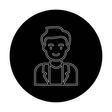 Dişçi web simgesi, vektör illüstrasyonu