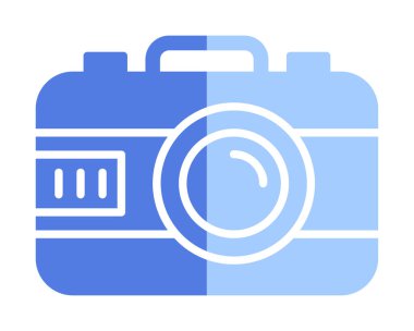 fotoğraf makinesi simgesi, vektör illüstrasyonu 