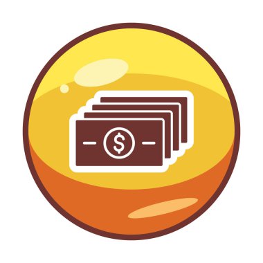 para düz simgesi, vektör illüstrasyonu