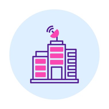 Basit Ağ Oluşturma simgesi, vektör çizimi