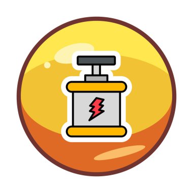  düz patlama simgesi, vektör illüstrasyonu