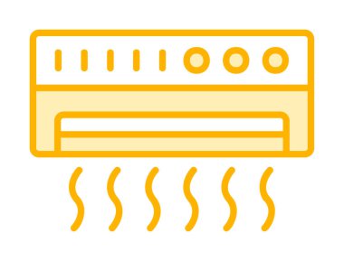 Klima ikonu vektör illüstrasyonu