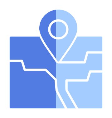 pin konumu konum ikon vektör illüstrasyon tasarımı