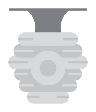 Arı kovanı simgesi vektör illüstrasyonu