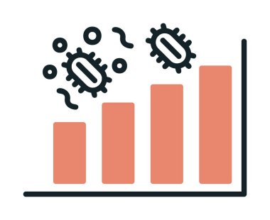 ilerlemeyi artıran veri analiz renk simgesi