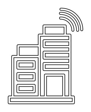 vector illustration of smart city  