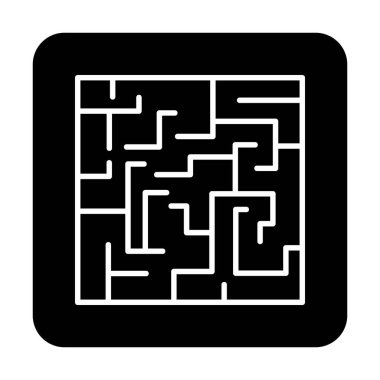 Labirent için labirent oyunu, çözüm. vektör