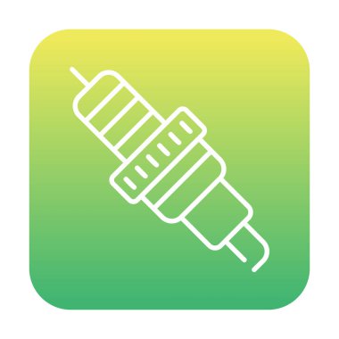 Buji simgesinin vektör illüstrasyonu