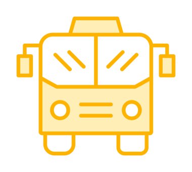 bus simgesi, vektör illüstrasyonu