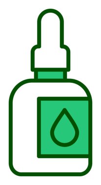 Ağız Aşısı Web simgesi, vektör illüstrasyonu