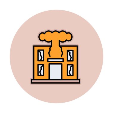 Savaş Yıkım konsepti vektör çizimi