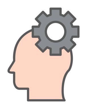 Yaratıcı süreç simgesi, vektör illüstrasyonu                       