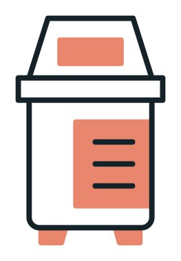 Bağış Kutusu vektör simgesi