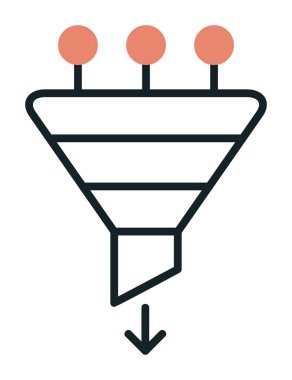 Huni vektör illüstrasyon tasarımının düz simgesi