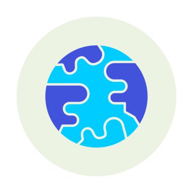 earth icon, vector illustration simple design